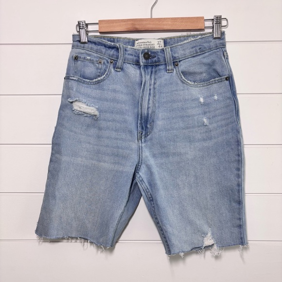 Abercrombie&Fitch Ankle Straight Ultra High Rise Size 27 - Picture 1 of 12